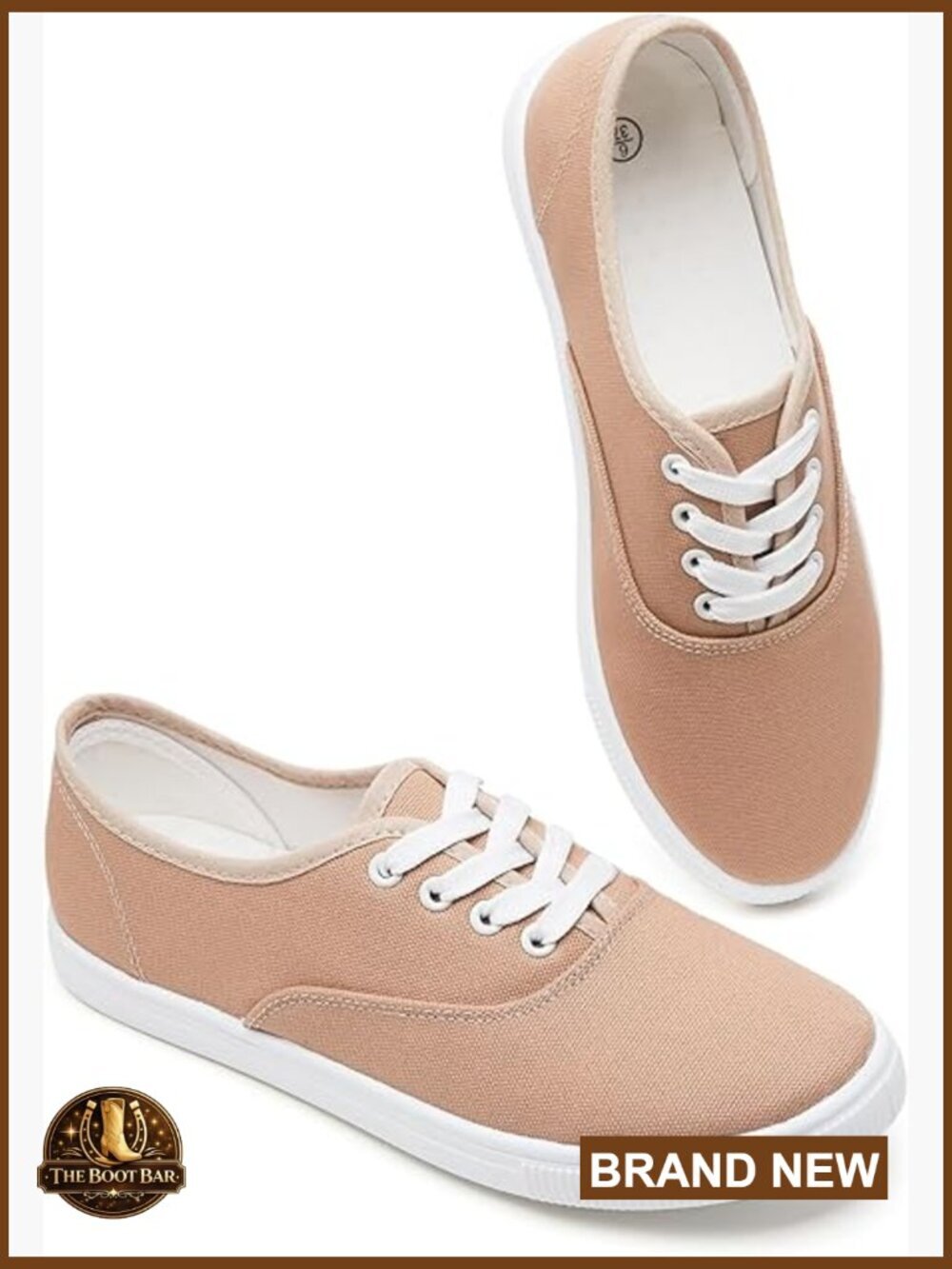 Women's Canvas Sneakers, Lightweight Casual Shoes, True to Size Fit